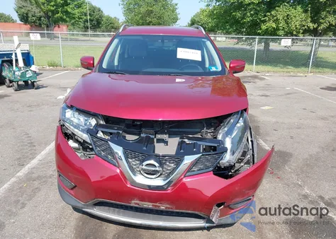 2016 Nissan Rogue Sv z USA, uszkodzony, nr VIN KNMAT2MV3GP711206